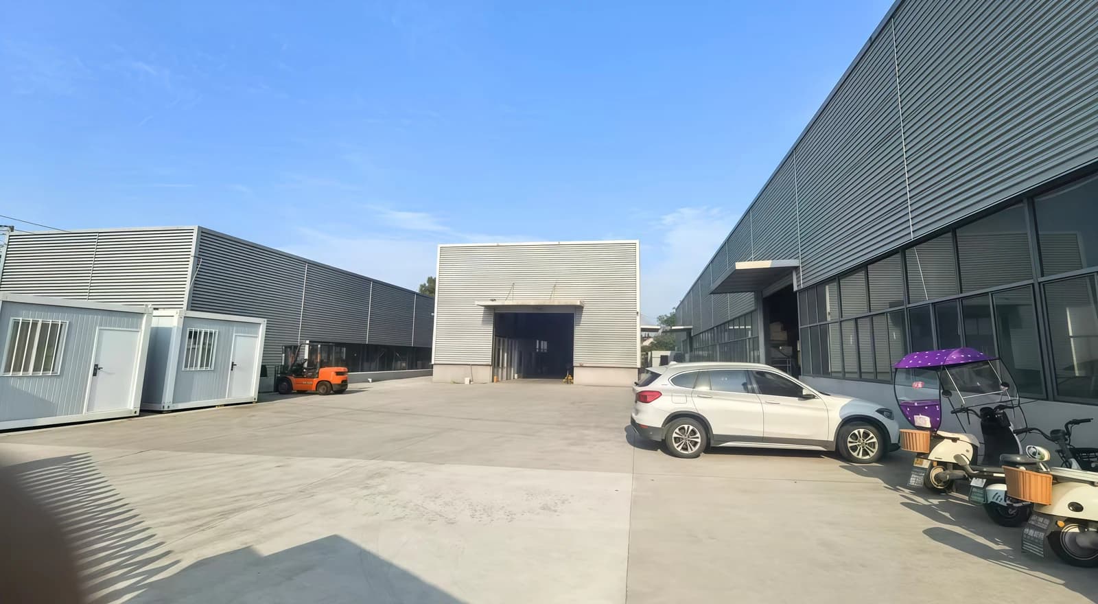 Factory courtyard