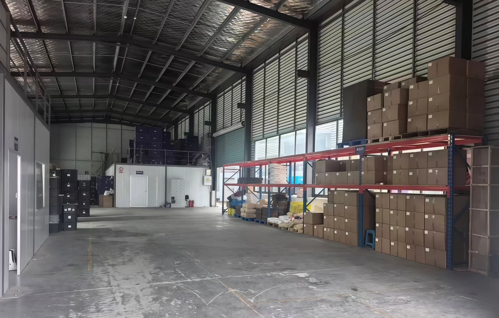 Finished goods storage
